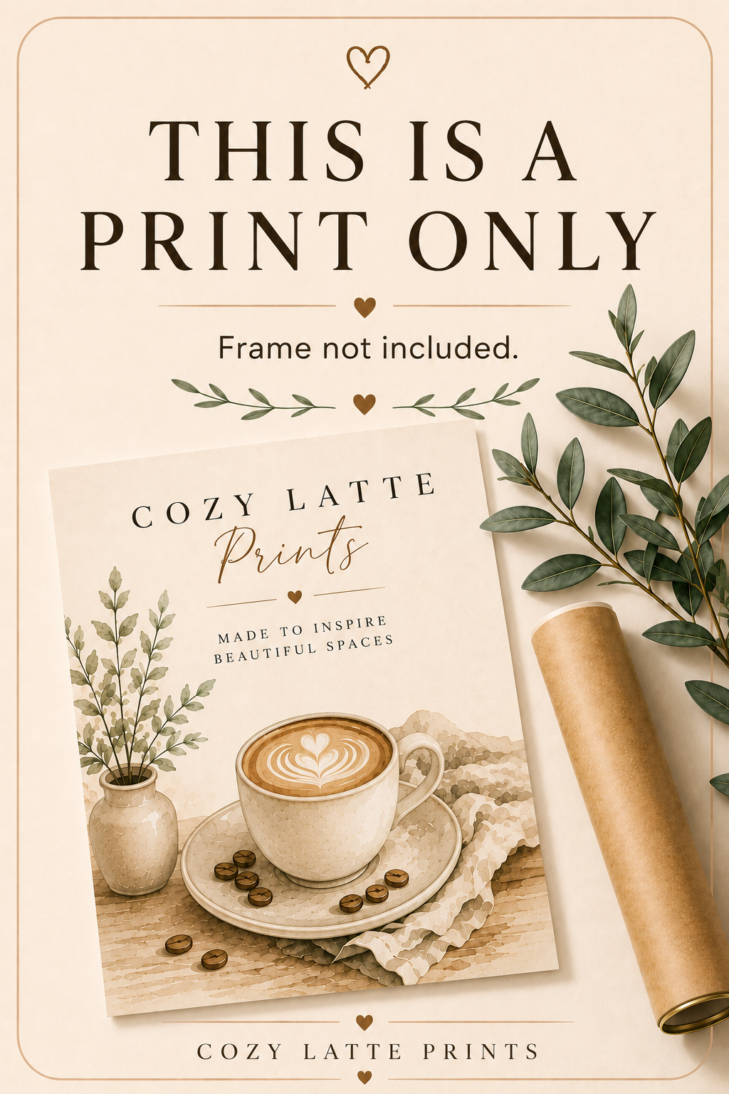 Physical print only — frame not included