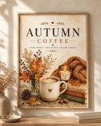 Autumn Coffee wall art print front image