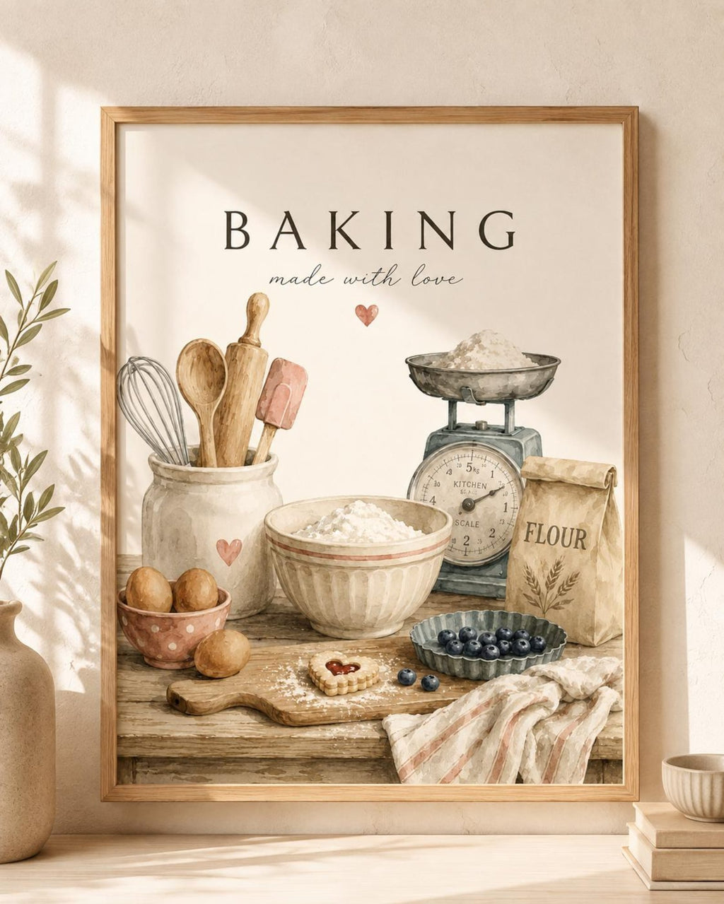 Baking wall art print front image