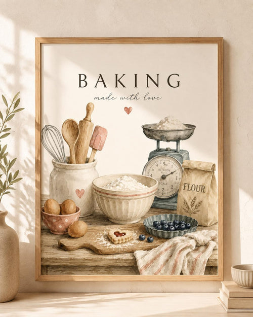 Baking wall art print front image