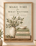 Inspirational botanical quote print front image