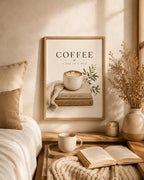 Coffee wall art print lifestyle mockup 1