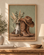 Cowboy Boots Print front image