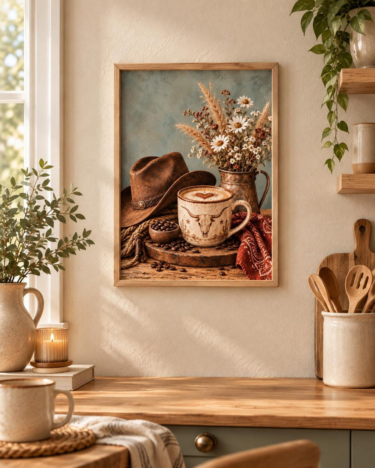 Cowboy Coffee print lifestyle image 4