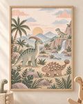 Dinosaur nursery print front image
