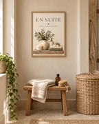 Wash Unwind Refresh bathroom print lifestyle mockup