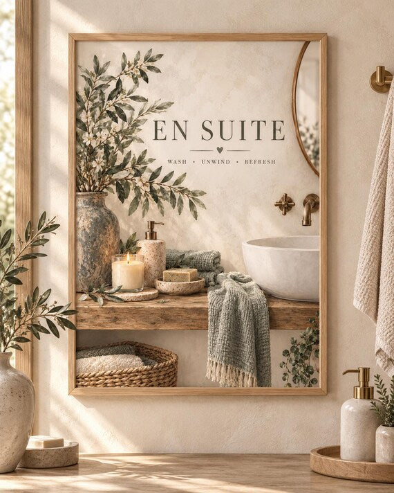 En Suite bathroom print front image