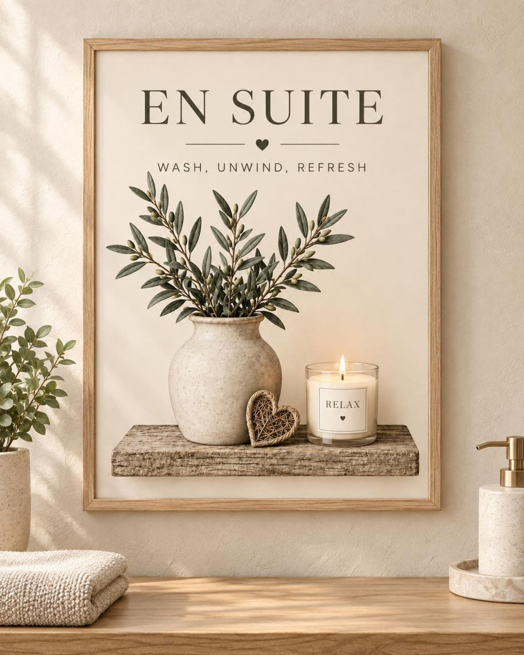 En Suite bathroom print front image