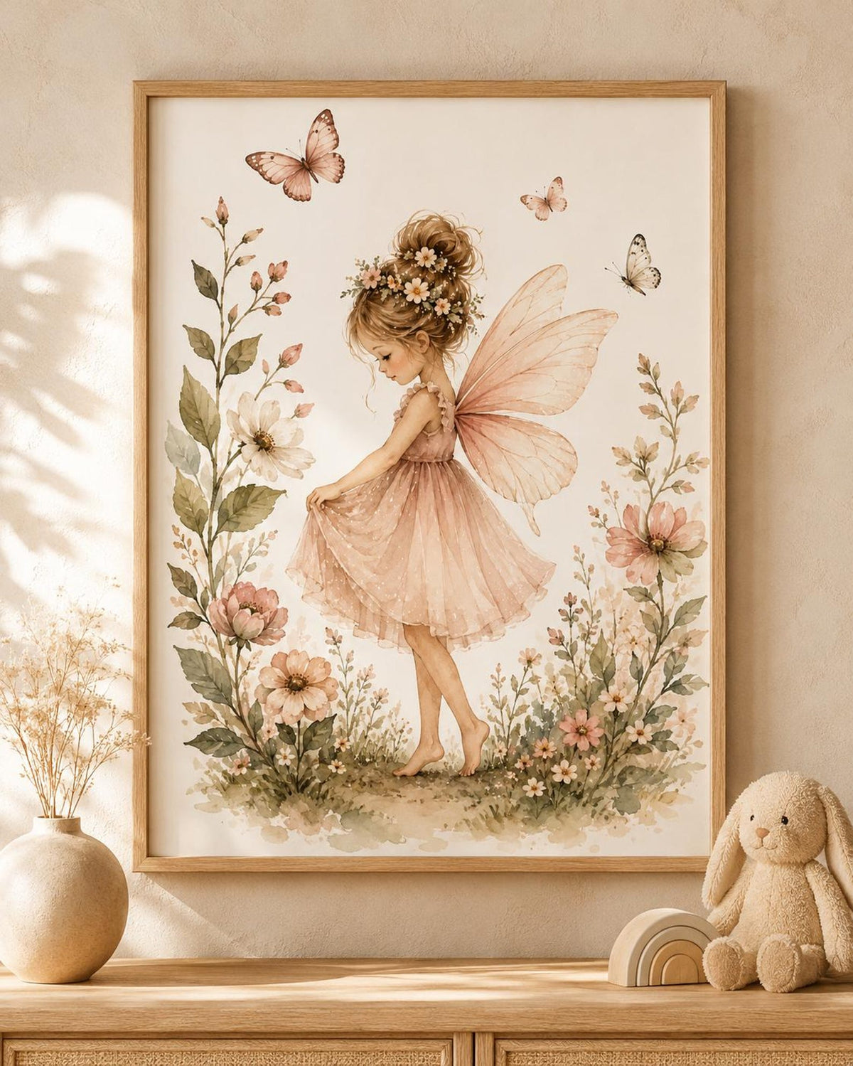 Fairy nursery wall art print front image