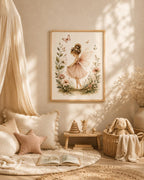 Fairy nursery print lifestyle mockup 1