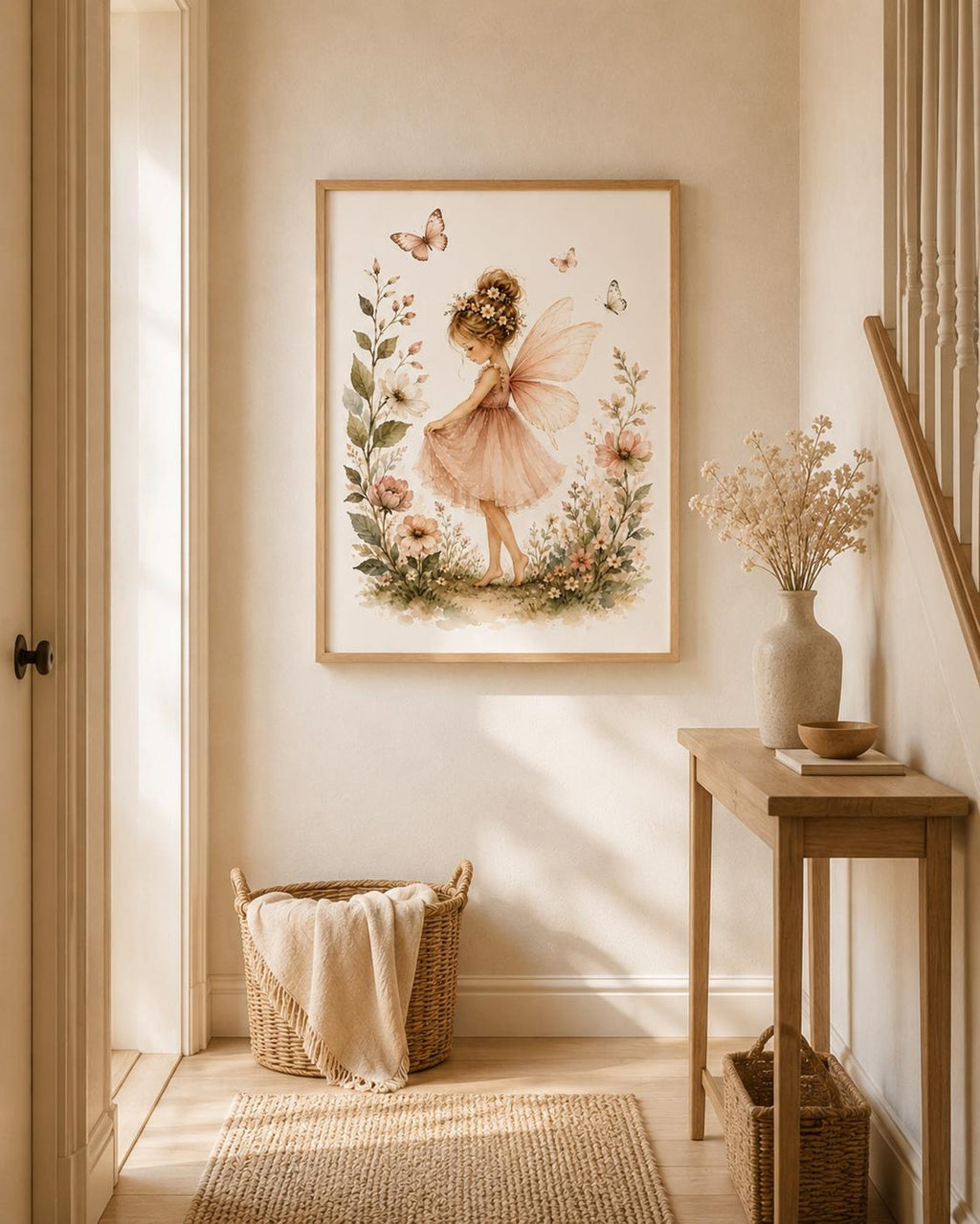 Fairy nursery print lifestyle mockup 4