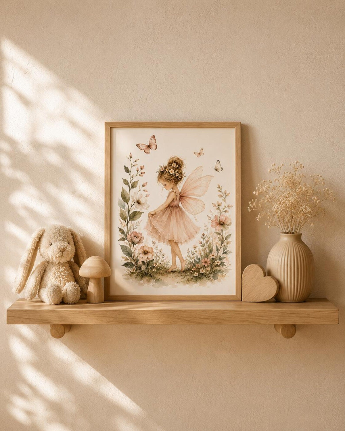 Fairy nursery print lifestyle mockup 5