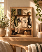 Football wall art lifestyle mockup 3
