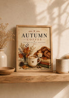 Framed Autumn Coffee cosy home mockup