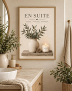 Framed En Suite bathroom cosy home mockup
