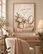 Framed Makeup Room dressing area mockup