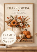 Framed Thanksgiving Grateful Heart wall art front image