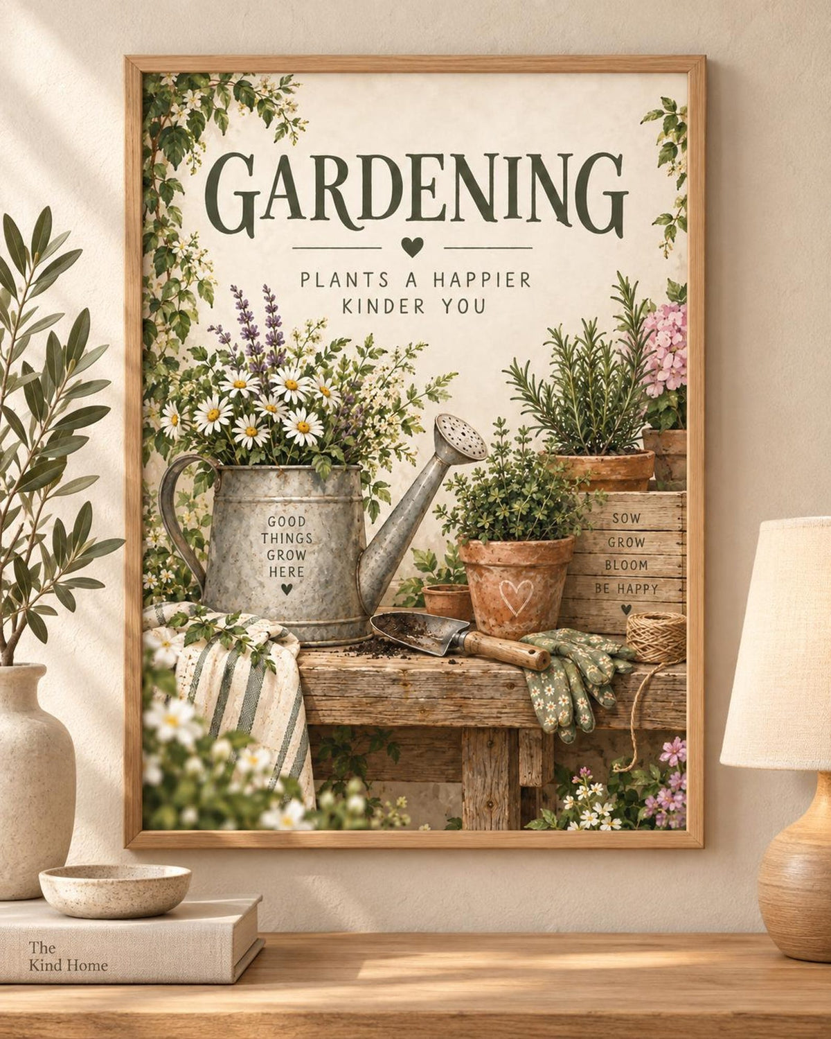 Gardening wall art print front image