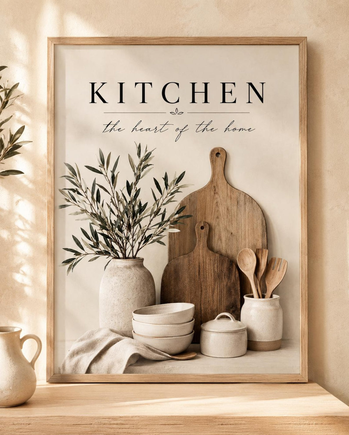 Heart of the Home kitchen wall art print front image