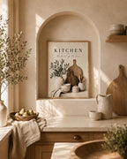 Heart of the Home neutral kitchen lifestyle mockup