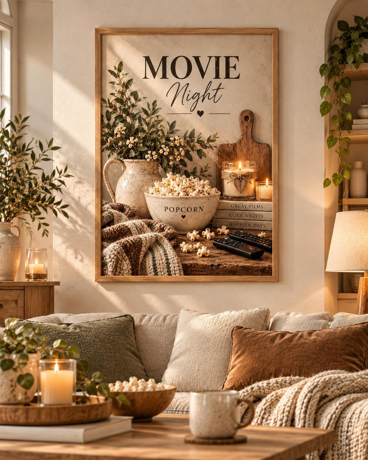 Movie Night print lifestyle mockup 2