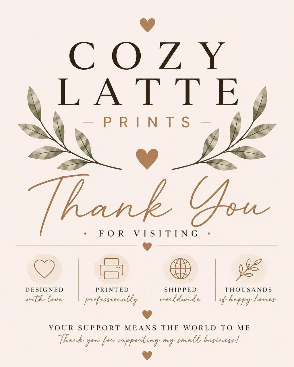 Coffee print Etsy information image
