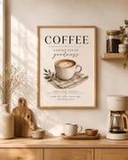 Coffee wall art lifestyle mockup 1
