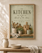 Heart of the Home kitchen print room mockup