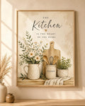 Heart of the home kitchen print — Etsy front image