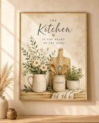 Heart of the home kitchen print — Etsy front image