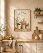 Heart of the home kitchen print — lifestyle mockup 4