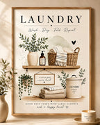 Laundry room wall art print front image