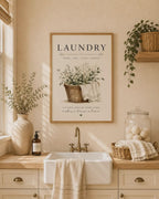 Framed Laundry Room Wall Art Print image 2