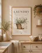Framed Laundry Room Wall Art Print image 3