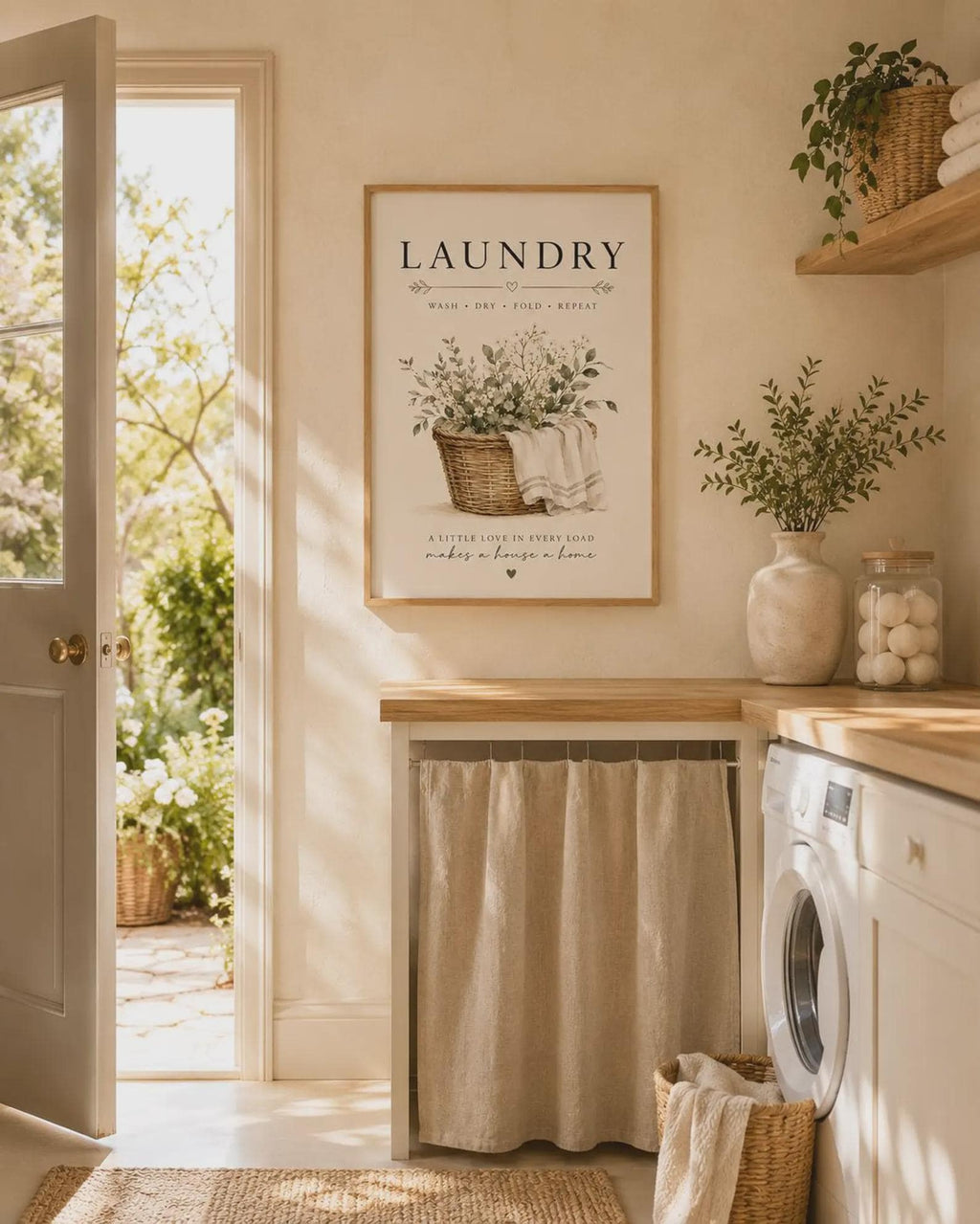 Framed Laundry Room Wall Art Print image 5