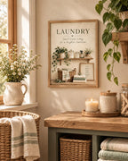 Laundry Room botanical utility lifestyle mockup