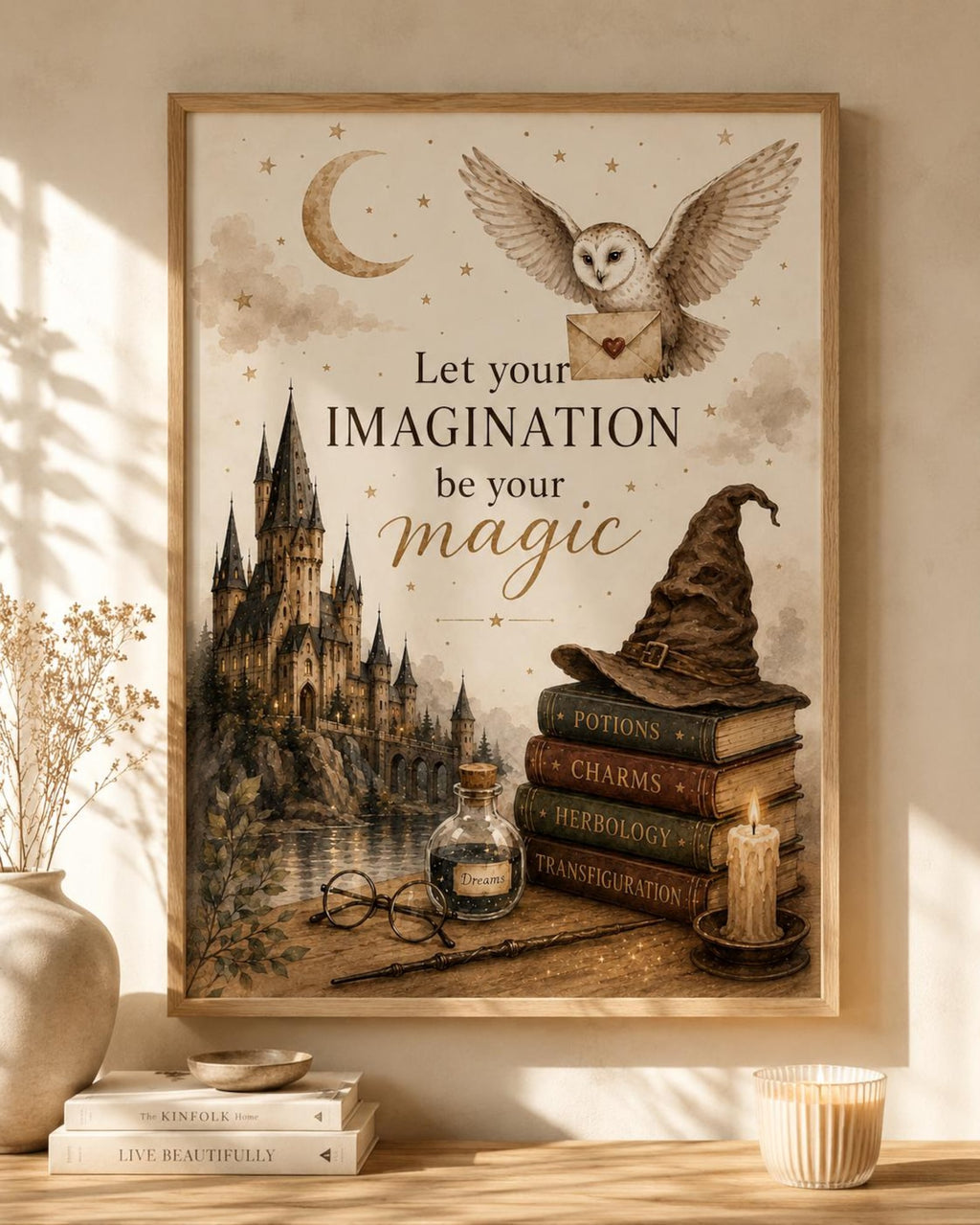 Magic nursery wall art print front image