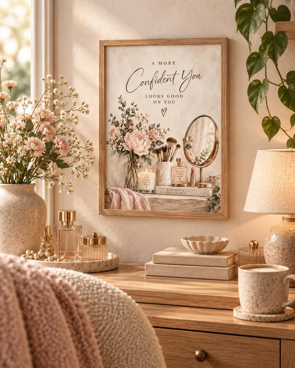Makeup Room print vanity lifestyle mockup