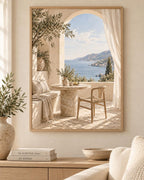 Mediterranean coastal print 1