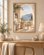 Mediterranean coastal print 3