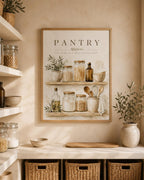 Pantry wall art print lifestyle mockup 2
