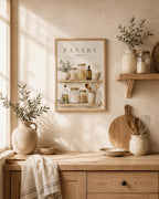 Pantry wall art print lifestyle mockup 4