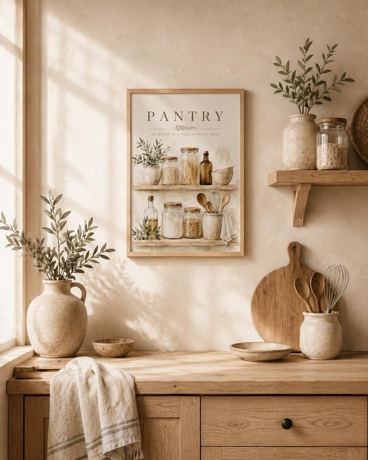 Pantry wall art print lifestyle mockup 4