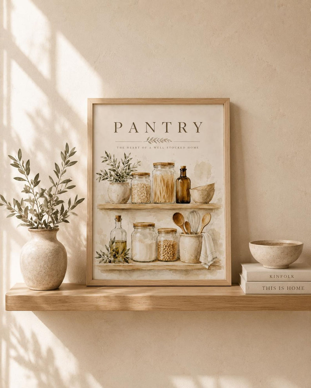 Pantry wall art print lifestyle mockup 5