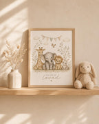 Safari nursery print lifestyle mockup 5