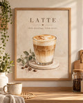 Slow Mornings latte print front image