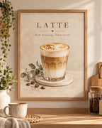 Slow Mornings latte print front image