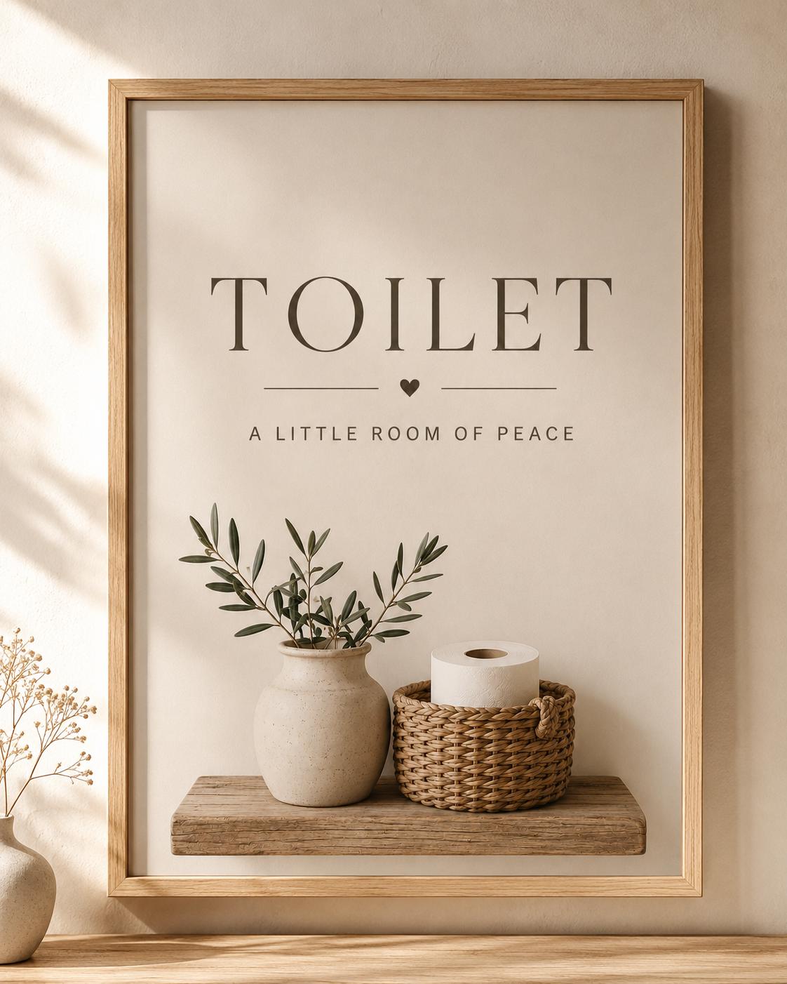 Toilet wall art print front image