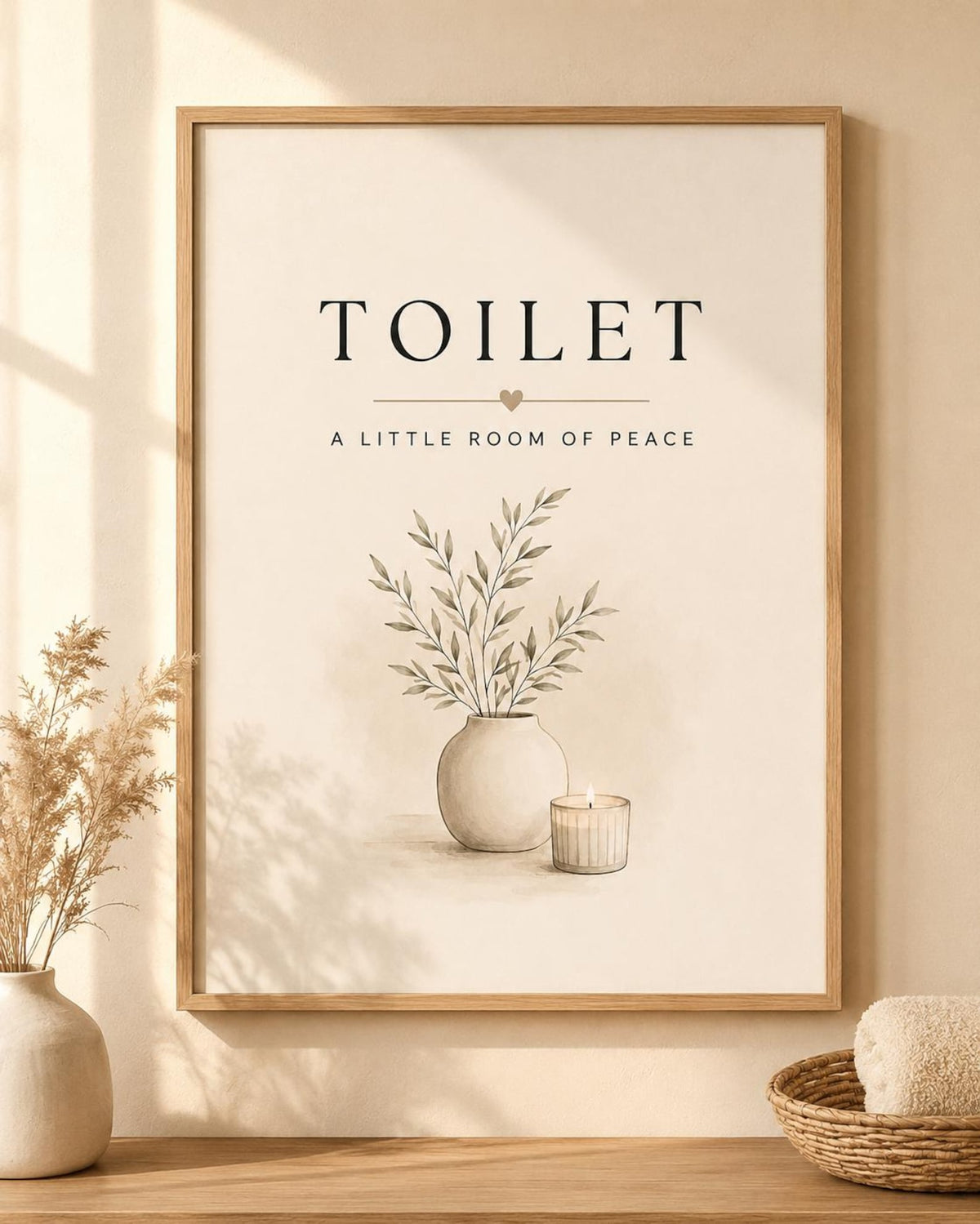 Toilet wall art print front image