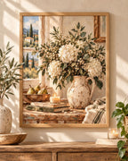 Tuscan floral still life print front image
